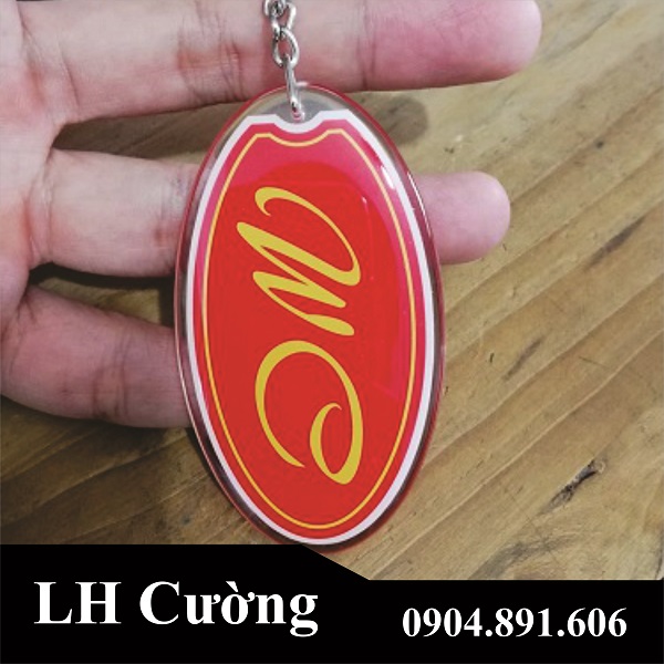 móc khóa đổ keo cứng