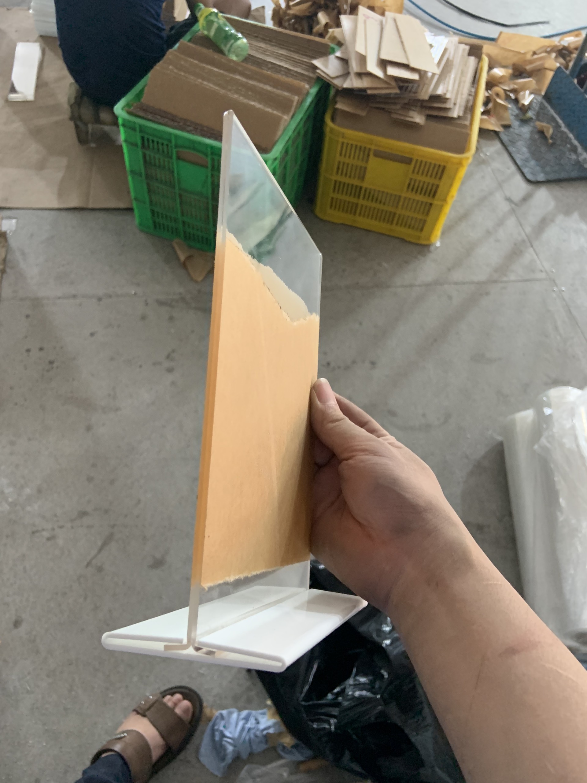 menu a5 02 menu mica a5 đế trắng