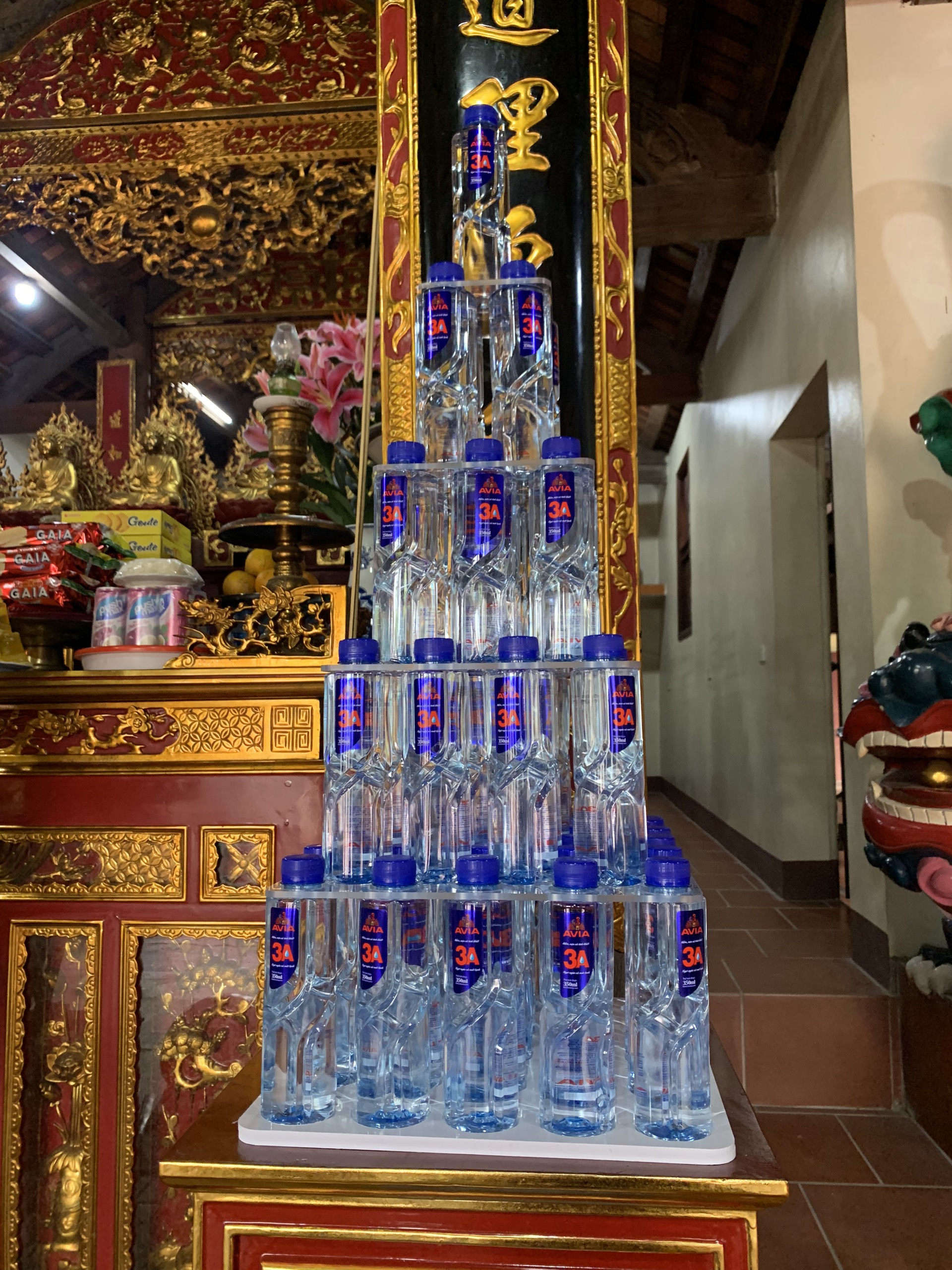 cách làm tháp nước vuông 5 tầng